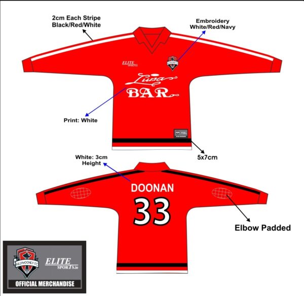 Killymooney Red Goalkeepers Jersey