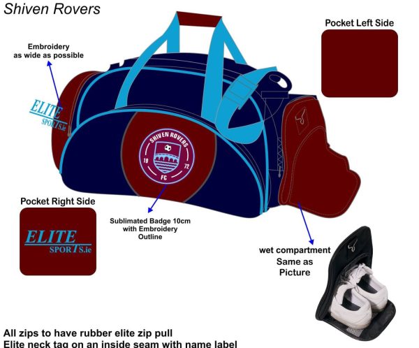 SRFC Grey Kit Bag